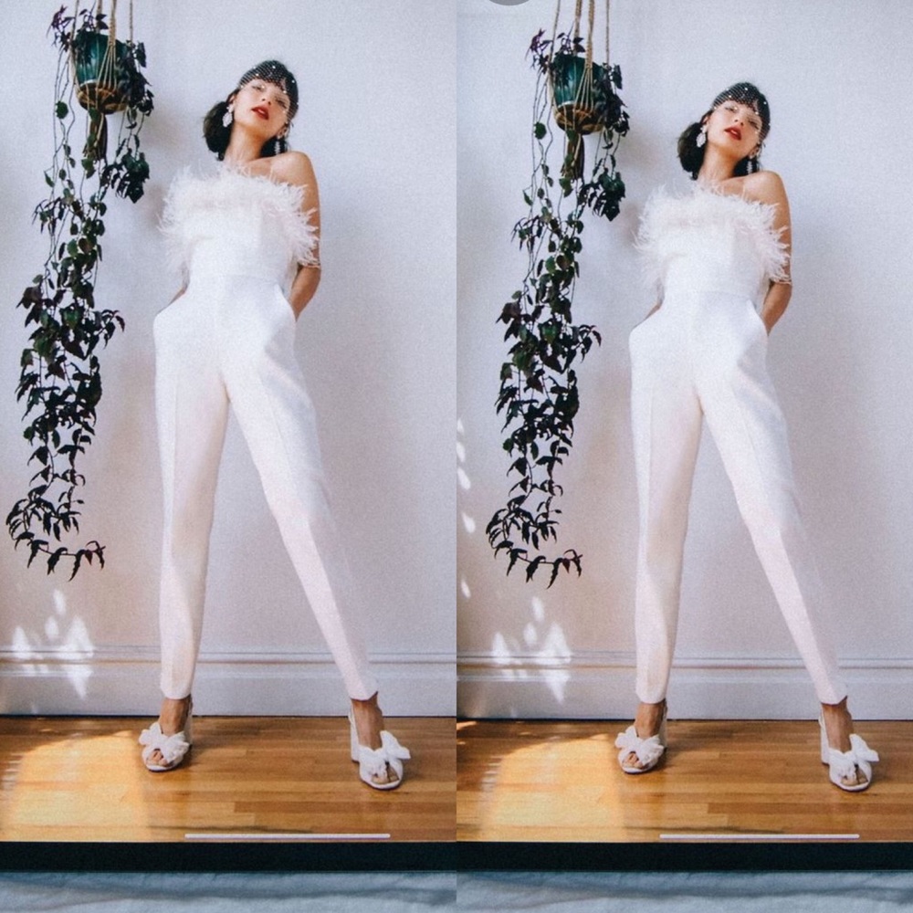 ‼️SOLD‼️Anthropologie BHLDN Janae Strapless Jumpsu